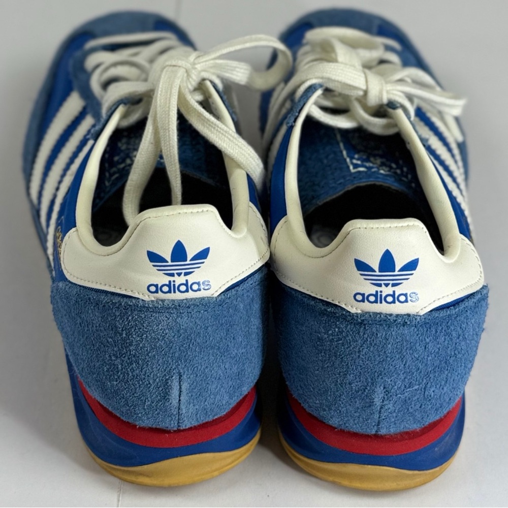 Adiddas Men’s Unisex SL 72 RS Sneaker Blue/White/Better Scarlet, size 7 US - Picture 11 of 15